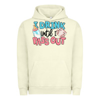 Pigment Pistachio i drink until i pass out baby Urban Hoodie - MaliasSmallBusiness