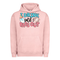 Pigment Salmon i drink until i pass out baby Urban Hoodie - MaliasSmallBusiness