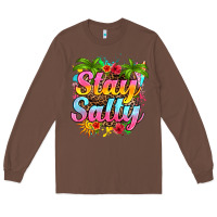 Chestnut stay salty Long Sleeve Tee - RanaPortraitStore