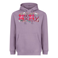 Lavender xoxo valentine Heavyweight Hoodie - RacoonDesign