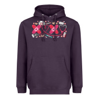 Plum xoxo valentine Heavyweight Hoodie - RacoonDesign