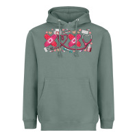 Sage xoxo valentine Heavyweight Hoodie - RacoonDesign