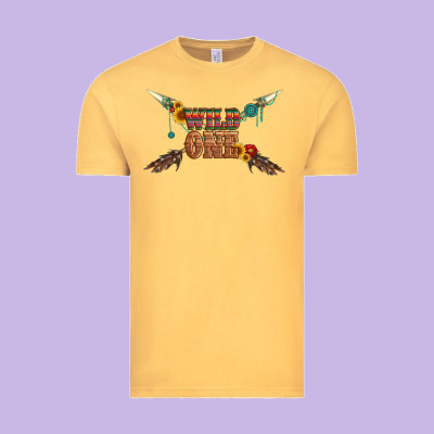 Wild One With Gemstone And Sunflower Vintage Tee Designed By Artiststas
