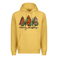 Antique Gold western christmas trees merry christmas Premium Hoodie - Jasminsmagicworld