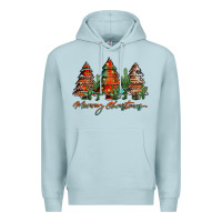Blue Mist western christmas trees merry christmas Premium Hoodie - Jasminsmagicworld