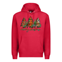 Cardinal western christmas trees merry christmas Premium Hoodie - Jasminsmagicworld