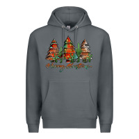 Rock western christmas trees merry christmas Premium Hoodie - Jasminsmagicworld