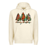 Sandshell western christmas trees merry christmas Premium Hoodie - Jasminsmagicworld