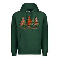 Sports Green western christmas trees merry christmas Premium Hoodie - Jasminsmagicworld