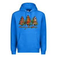 True Royal western christmas trees merry christmas Premium Hoodie - Jasminsmagicworld