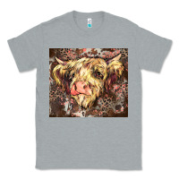 Heather Grey leopard cow Classic Tee - Zillion Design Studio