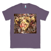 Lavender leopard cow Classic Tee - Zillion Design Studio