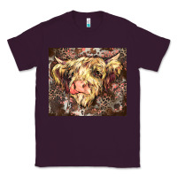 Plum leopard cow Classic Tee - Zillion Design Studio