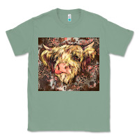Sage leopard cow Classic Tee - Zillion Design Studio