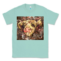 Seafoam leopard cow Classic Tee - Zillion Design Studio