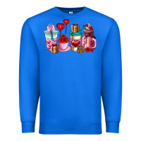 True Royal valentines day roses coffee cups Premium Sweatshirt - AdoDesignShop