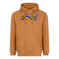 Meerkat lgbtq hope  libbey glass Heavyweight Hoodie - HRA Design Shop