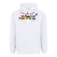 White lgbtq hope  libbey glass Heavyweight Hoodie - HRA Design Shop