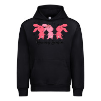 Black easter bunny Urban Hoodie - MaliasSmallBusiness