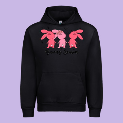 Easter Bunny Urban Hoodie Designed By Maliassmallbusiness