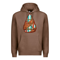 Chestnut turquoise serape tooled leather arrowhead Premium Hoodie - Jasminsmagicworld