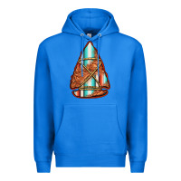 True Royal turquoise serape tooled leather arrowhead Premium Hoodie - Jasminsmagicworld