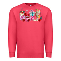 Cardinal valentines day coffee cup Premium Sweatshirt - AdoDesignShop