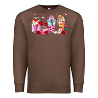 Chestnut valentines day coffee cup Premium Sweatshirt - AdoDesignShop