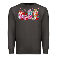 Smoke valentines day coffee cup Premium Sweatshirt - AdoDesignShop