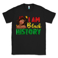 Black i am black history with afro black girl Classic Tee - texasbilliewilder