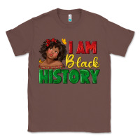 Chestnut i am black history with afro black girl Classic Tee - texasbilliewilder