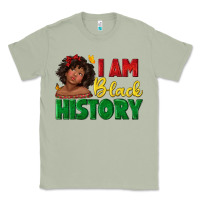 Matcha i am black history with afro black girl Classic Tee - texasbilliewilder