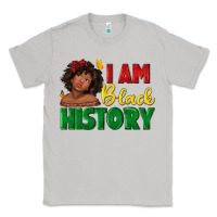 Moon Dust i am black history with afro black girl Classic Tee - texasbilliewilder