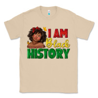 I Am Black History With Afro Black Girl Classic Tee | Teevron