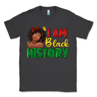 Smoke i am black history with afro black girl Classic Tee - texasbilliewilder