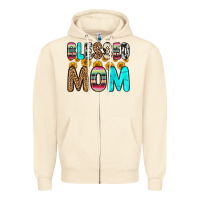 Sandshell blessed mom Zipper Hoodie - Zillion Design Studio
