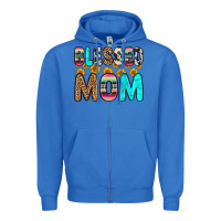 True Royal blessed mom Zipper Hoodie - Zillion Design Studio