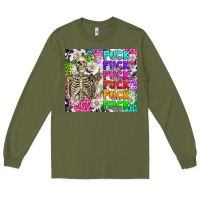 Army Green fuck this fuck that Long Sleeve Tee - RanaPortraitStore