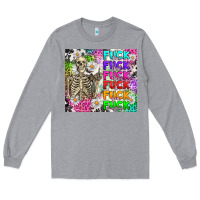 Heather Grey fuck this fuck that Long Sleeve Tee - RanaPortraitStore