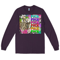 Plum fuck this fuck that Long Sleeve Tee - RanaPortraitStore