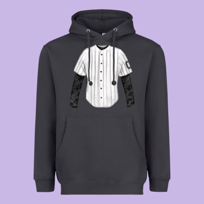 Baseball Uniform Fa Element Heavyweight Hoodie Designed By Fadigitalartstudio