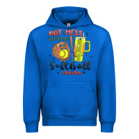 Cobalt hot mess always stressed softball mama stanley cup Urban Hoodie - MaliasSmallBusiness