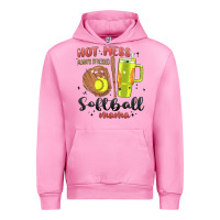 Fuchsia Pink hot mess always stressed softball mama stanley cup Urban Hoodie - MaliasSmallBusiness