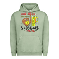 Pigment Oil Green hot mess always stressed softball mama stanley cup Urban Hoodie - MaliasSmallBusiness
