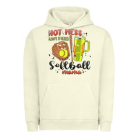Pigment Pistachio hot mess always stressed softball mama stanley cup Urban Hoodie - MaliasSmallBusiness