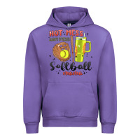 Tulip hot mess always stressed softball mama stanley cup Urban Hoodie - MaliasSmallBusiness