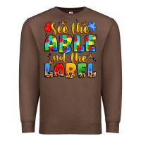 Chestnut see the able not the label Premium Sweatshirt - JahusDesignShop
