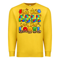 Lemon see the able not the label Premium Sweatshirt - JahusDesignShop