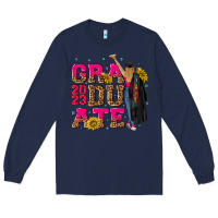 Navy graduate 2023 Long Sleeve Tee - RanaPortraitStore