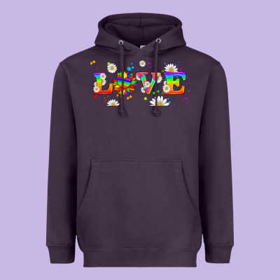 Lgbtq Love Libbey Glass Heavyweight Hoodie Designed By Hra Design Shop